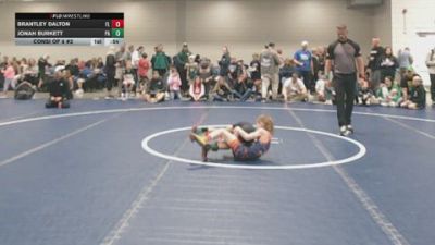 55 lbs Consi Of 8 #2 - Brantley Dalton, FL vs Jonah Burkett, PA