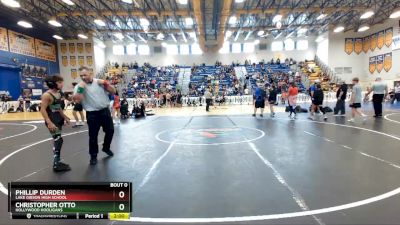 85 lbs Round 4 - Phillip Durden, Lake Gibson High School vs Christopher Otto, Hollywood Hooligans