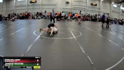 92 lbs Round 1 (8 Team) - Jameson Wachter, NOVA WC vs Sterling Leddy, Brawler Elite