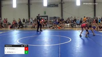 105 lbs Consolation - Ezequiel Hurtado-Chretien, Cloverdale WC vs C Williams, Williams WC