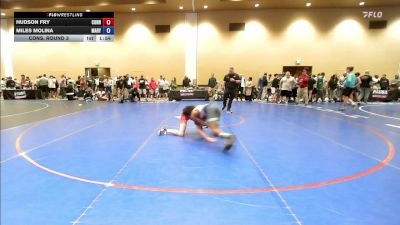 113 lbs Cons. Round 3 - Hudson Fry, Connecticut vs Miles Molina, Maryland