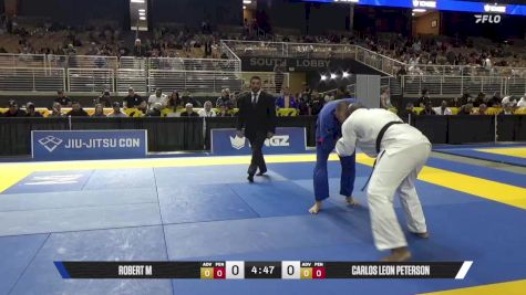 Carlos Leon Peterson vs Robert M 2025 Pan Jiu Jitsu IBJJF Championship