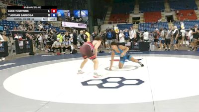 165 lbs Cons. Rd Of 32 - Luke Tompkins, New Jersey vs Adrian Barbosa, California