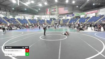 78 lbs Rr Rnd 3 - Maddox Gonzales Grimm, Bear Cave WC vs Wyatt Spreer, Valley WC