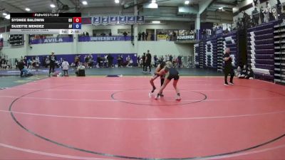 110 lbs Quarterfinal - Suzette Mendez, Avila vs Sydnee Baldwin, Ottawa University