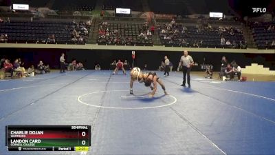 149 lbs Semifinal - Charlie Dojan, Wartburg vs Landon Card, Cornell College