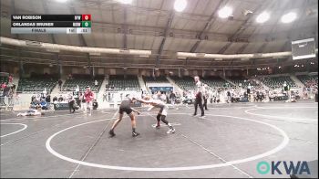67 lbs Final - Van Robison, Bristow Elementary Wrestling Club vs Orlandas Bruner, Midwest City Bombers Youth Wrestling Club