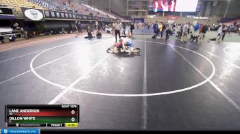 126 lbs Cons. Round 4 - Dillon White, IL vs Lane Andersen, WI