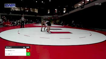 100 lbs Rr Rnd 1 - Kyrain Perez, Westmoore vs Angela Lee, Jay High School