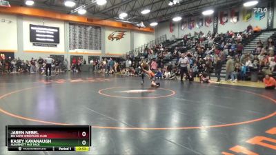 N-12 lbs Quarterfinal - Kasey Kavanaugh, Alburnett Mat Pack vs Jaren Nebel, Big Game Wrestling Club