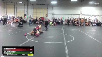 100 lbs Round 1 (8 Team) - Gavin Matheis, FL Scorpions vs Chase Wright, Centurion WC