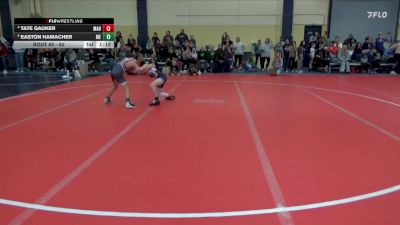 80 lbs Quarterfinal - Tate Gauker, Mankato vs Easton Hamacher, MN Elite