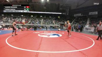 4A-175 lbs Champ. Round 1 - Josiah Garcia, Cheyenne East vs Damien Burgess, Star Valley