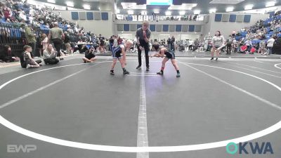 60 lbs Rr Rnd 3 - Kash Knapski, Kingfisher YellowJackets vs Jameson Keffer, Hennessey Takedown Club