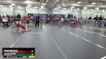 80 lbs Semifinal - Logan Brickley, Alchemy Wrestling Club vs Mason Myers, WPA Spartans