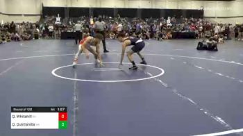 132 lbs Prelims - Quentin Whitehill, OH vs Q'veli Quintanilla, WA