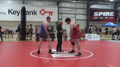 125 kg Consi Of 32 #1 - Kade Sottolano, Edinboro Regional Training Center vs Kaleb Abad, Knights Wrestling Club