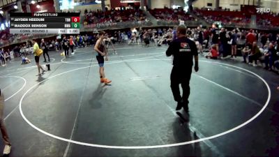 117 lbs Cons. Round 2 - Maddox Benson, MWC Wrestling Academy vs Jayden Heedum, The Best Wrestler