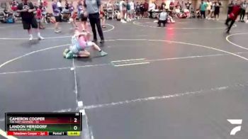 82 lbs Semis & 1st Wrestleback (8 Team) - Cameron Cooper, The Fort Hammers vs Landon Mersdorf, Ragin Raisins WC