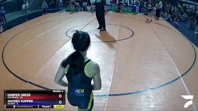 106 lbs Round 3 (8 Team) - Stella Isensee, Colorado vs Nixie Schooler, Alaska