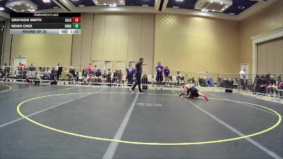 69 lbs Round Of 32 - Grayson Smith, Gold Rush Wr Ac vs Noah Choi, Rancho Bernardo HS