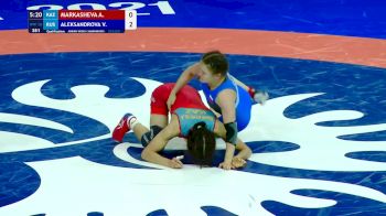50 kg Qualif. - Ayazhan Markasheva, KAZ vs Viktoriia Aleksandrova, RUS