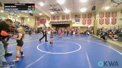 67 lbs Rr Rnd 5 - Bryar Burch, Sperry Wrestling Club vs Roselyn Mosby, Wyandotte Youth Wrestling