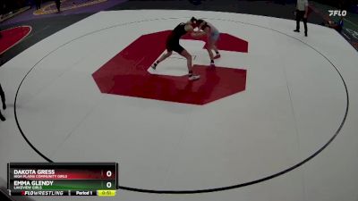 3rd Place Match - Emma Glendy, Lakeview Girls vs Dakota Gress, High Plains Community Girls