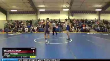 134 lbs Round 1 - Adam Johnson, Glenrock vs Peyton Alexander, Thunder Basin High School