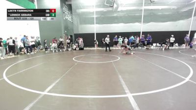 125 lbs 3rd Place Match - Lakyn Farrington, Shelton Wrestling Academy vs Lennox Gebara, Greater Heights Wrestling