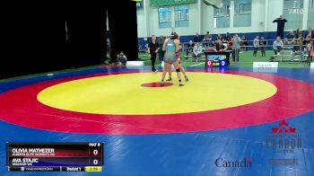 57kg Round 3 - Olivia Mathezer, Alberta Elite Women`s WC vs Ava Stajic, Windsor WC