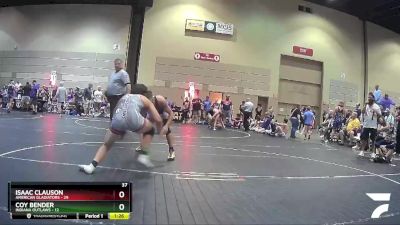 170 lbs Round 2 (6 Team) - Isaac Clauson, American Gladiators vs Coy Bender, Indiana Outlaws