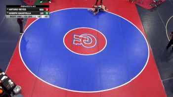 132 lbs 3rd Place - Arturo Reyes, Mahanoy Area vs Joseph Gaustella, Lake Lehman