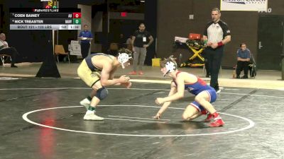 125 lbs Consi Of 4 - Coen Bainey, American vs Nick Treaster, Navy