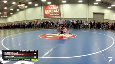 53 lbs Cons. Round 3 - Hussien Salad, Annandale Mat Rats Wrestling C vs Liam Daub, Poquoson Athletic Association