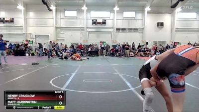 84 lbs Round 1 (10 Team) - Henry Craiglow, Bandits vs Matt Harrington, Rambler WC