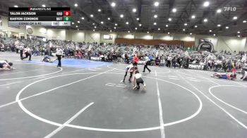 78 lbs Consi Of 8 #2 - Talon Jackson, Gold Rush Wrestling vs Easton Cokinos, Mattime