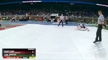 D1-113 lbs Semifinal - Wyatt Lees, Detroit Catholic Central HS vs Carl Nihranz, Dakota HS