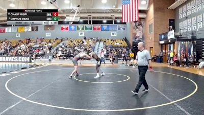 184 lbs Cons. Round 2 - Chase Bisel, Emmanuel vs Cephus Deas, Coker
