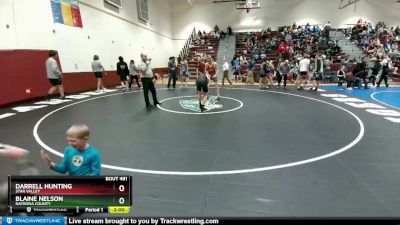 138 lbs Cons. Round 4 - Darrell Hunting, Star Valley vs Blaine Nelson, Natrona County
