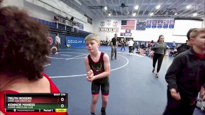 71 lbs Cons. Semi - Konnor Maness, Casper Wrestling Club vs Truth Rogers, Camel Kids Wrestling