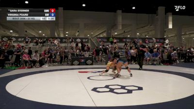 57 kg Cons. Quarters - Sara Sterner, Cardinal WC vs Virginia Foard, King/Nyac