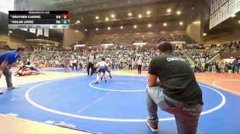 100 lbs Semifinal - Nolan Lewis, Paris Wrestling Club vs Brayden Cardiel, Harrison Youth Wrestling