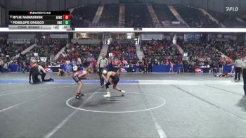 90 lbs Cons. Round 1 - Rylie Rasmussen, Atwood Kids Wrestling Club vs Penelope Orosco, Ulysses Wrestling Club