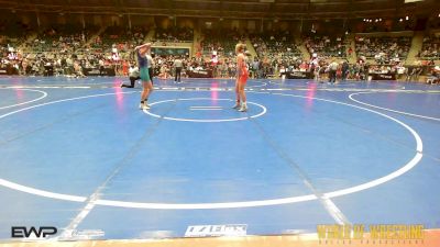 110 lbs Round Of 16 - Paris Turner, Rabbit Wrestling Club vs Miley Oberg, Open Mats