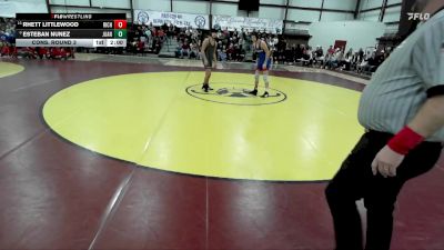 150 lbs Cons. Round 3 - Rhett Littlewood, Richfield vs Esteban Nunez, Juan Diego