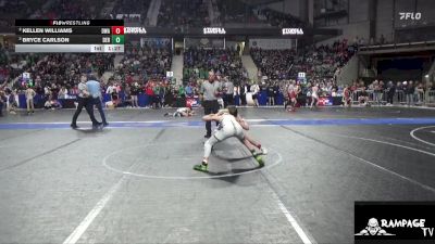 96 lbs Semifinal - Bryce Carlson, Derby vs Kellen Williams, DC Wrestling Acad