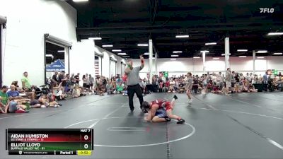 96 lbs Round 4 (6 Team) - Elliot Lloyd, Buffalo Valley WC vs Aidan Humiston, U2 Stars & Stripes