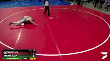 140 lbs Semifinal - Cooper Allen, Caledonia/Houston vs Taytan Nielsen, KMS