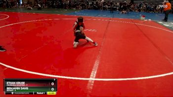 60 lbs Finals (8 Team) - Ethan Kruse, Caledonia/Houston vs Benjamin Davis, Bemidji